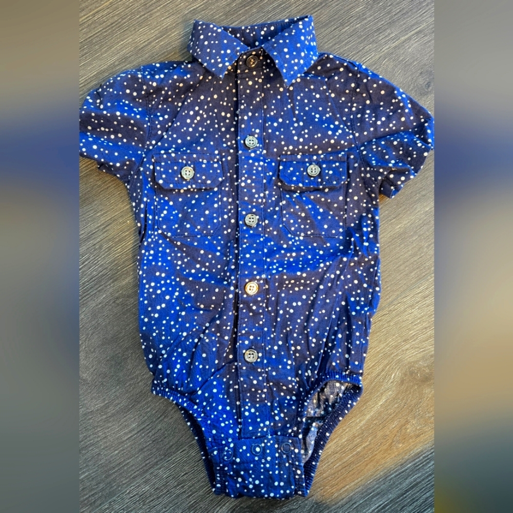 Navy romper